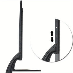 Universal TV Stand Legs TV Feet for LCD /LED/OLED/Plasma TVs Table Top TV Stand Pedestal Riser for Flat&Curve Screen Halloween