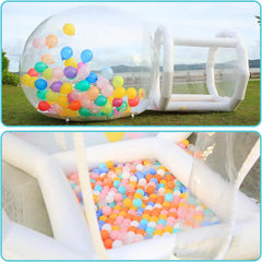(13ft is 10ft bubble;13ft out of stock) Transparent Inflatable Camping Tent Inflatable Bubble Dome House for Balloon Event