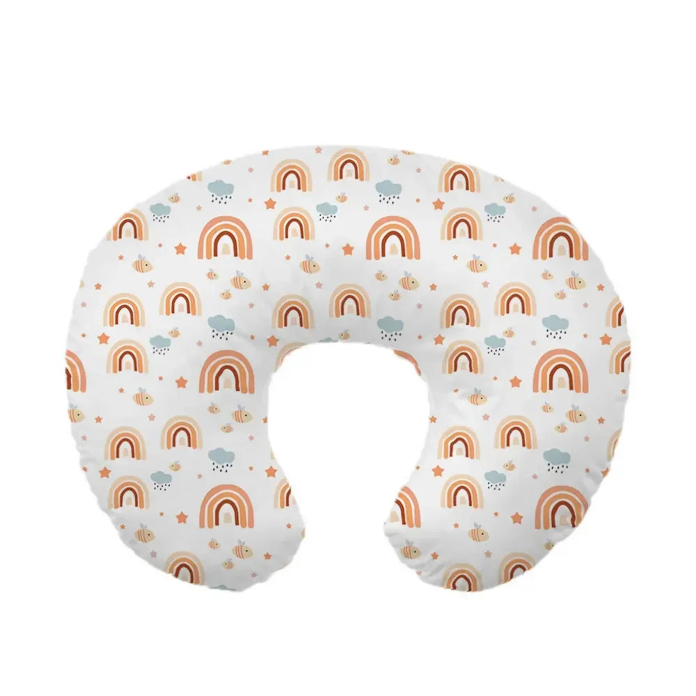 Detachable Infant Support Cushion Breathable Nursing Pillow Cover Baby Sitting Helper for Home Travel Fit 0-12 Months Infants