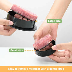 Hamburger Meat Press Maker Round Shape Non-Stick Stuffed Burger Patties Beef Grill Pie Press Mould Maker Kitchen Accessories