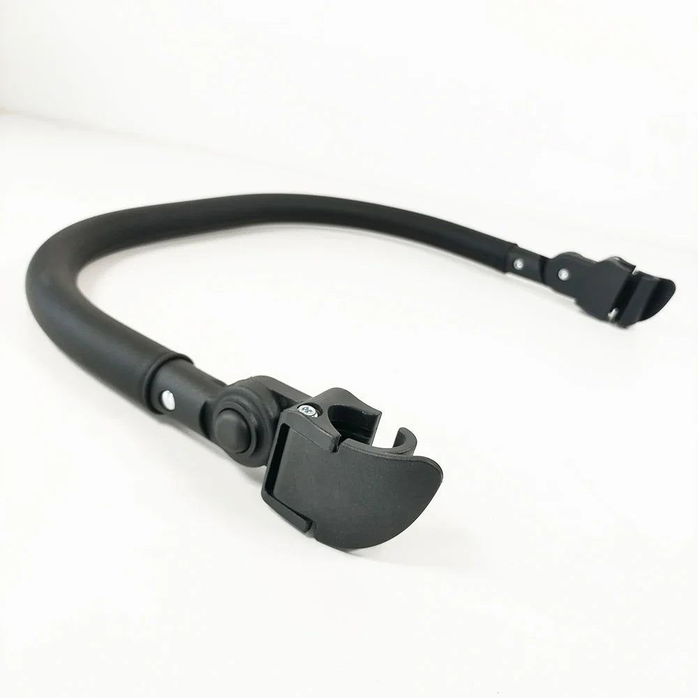 Stroller Armrest For Bugaboo Butterfly 2022~2026 V1/V2 Buggy Bumper Bar With Leather Cover Adjustable Baby Pushchair Accessories