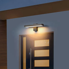 LED Outdoor Wall Lamp IP65 Motion Sensor Waterproof Rotatable Porch Light Villa Entrance Courtyard Living Room Home Decorative