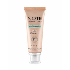 Note Anti Blemish BB Cream - Medium Beige, Matte Finish, Anti-Acne, Blue Light Protection