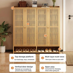 Shoe cabinet for home use, doorstep storage cabinet, wall facing hallway, indoor entrance, rental room, multi-layer shoe rack