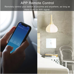 Tuya Wifi Smart Wall Light Switch 1/2/3 Gang EU Touch Switch Rf433 Wireless Remote Control For Alexa Google Home Voice Control