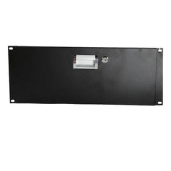 4U Professional Rack Case 19" Steel Plate DJ Drawer Equipment Cabinet with Key