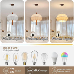 Wabi Sabi Woven Cotton Thread LED Pendant Light Minimalist Hand-Woven Chandeliers Restaurant Living Room Bar Hotel Hanging Lamp