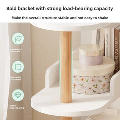 Bedroom bedside clip gap storage shelf storage cabinet small bookshelf floor rack