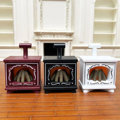 LED Mini Fireplace Night Light Creative Home Decoration Electronic Candle Night Lamp Children's Bedroom Deco Small Table Lamps