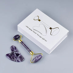 Amethyst Crystal Gua Sha & Anti-Cellulite Roller