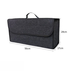 Car Trunk Storage Bag Organizing Storage Bag Trunk Organizer Car Gadget Foldable Storage Box Large Anti Slip Hand-held Tool Bag