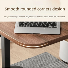 Foldable Sofa Edge Table Adjustable Height C-Shaped Mobile Storage Desk Flip Desktop Easy Installation Movable Tea Table Rack