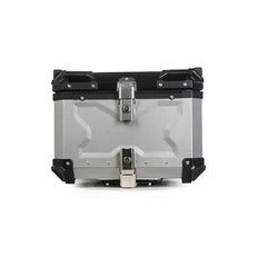 Motorcycle Top Case 55L Universal Motorcycle Rear Box Aluminum Alloy Motorbike Trunk Travel Luggage Storage Tour Tail Box