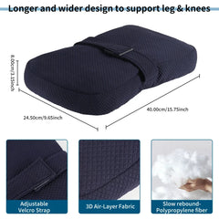 1 Piece Knee Pillow Ergonomic Side Pillow For Side Sleepers Back Legs Hips Joints Pregnancy Sciatic Neuralgia  Relief