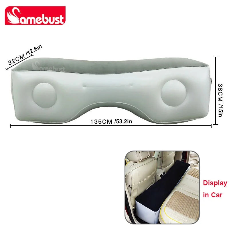 Camebust Air Mattress Portable Inflatable Bed Inflatable Mattress Car Bed Inflatable Sofa Tent Bed Travel Baby Bed Air 55Inches