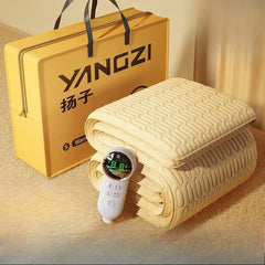 Electric Water Circulation Heated Blanket Mattress Pad Dual Queen King Remote Thermostat Energy Saving Auto Shutoff Washable