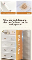 Multi-layer Rack Shoe Rack Simple Household Integrated Multi-functional Simple Assembly Door Storage Shoe Cabinet Shoe Hat Rack
