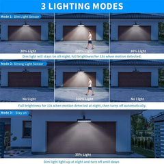 Clip On Solar Motion Lights Outdoor Waterproof,Solar Fence Lights Outside with 36 LEDs, Portable Solar Powered Security Light