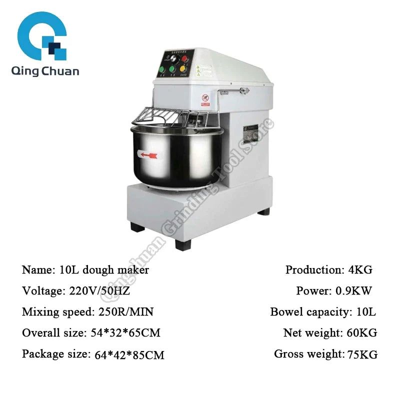 Dough Machine Commercial Large Capacity Fully Automatic Kneading Machine Dual Speed Dual Action Dough Mixing Machine By Sea