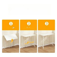 Computer Table Writing Mobilier Movable Foldable Study Desk Study Room Student Lightweight Simple Metal Bureau Office Furniture