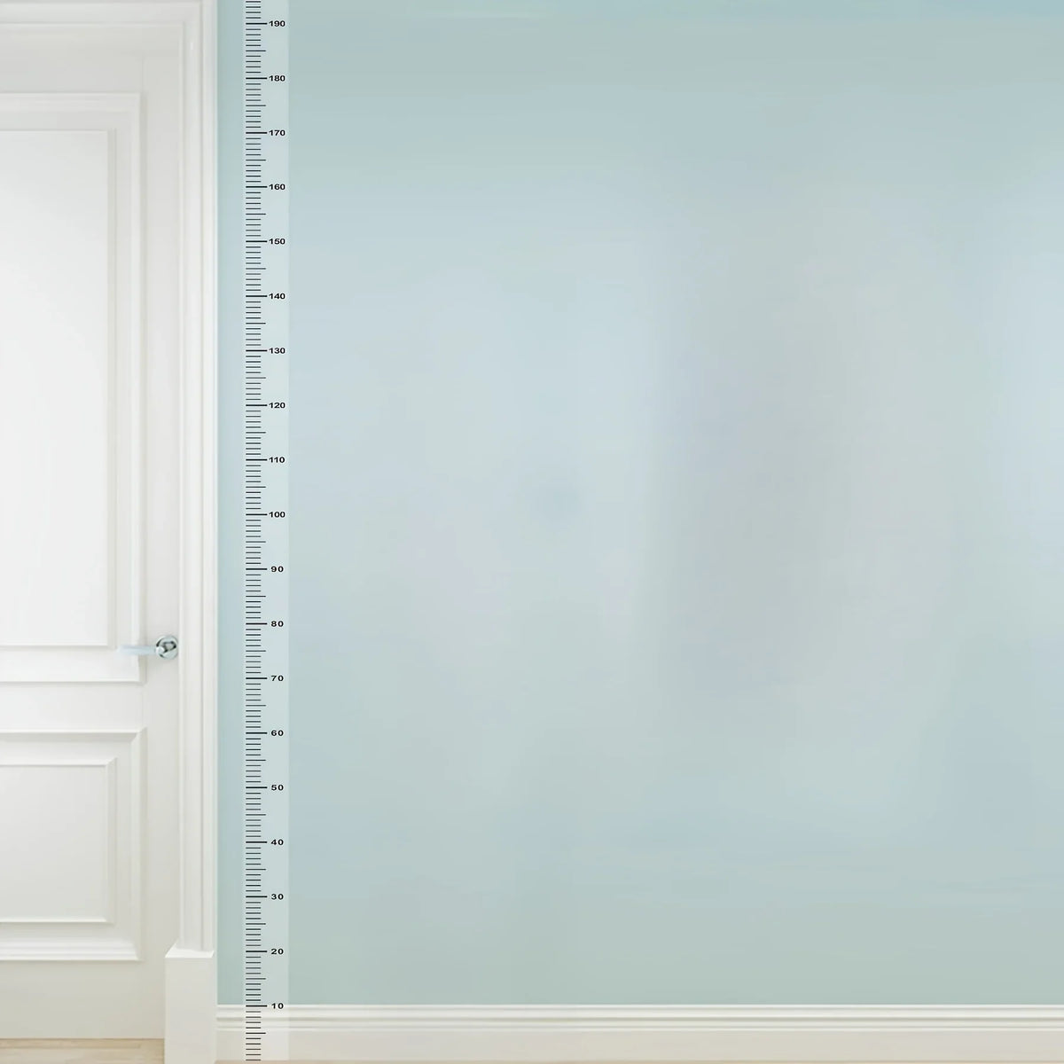 2m Wall Height Measurement Card - Modern Style, Durable PC Material, Writeable & Removable, Accurate 2m Per Sheet|Wall Decor