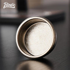 Bincoo Titanium Precision Portafilter Basket 58.5mm Professional Espresso Extraction Tool for Even Coffee Grounds Distribution