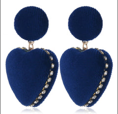 Modern Heart Earrings