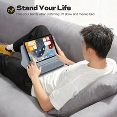 Tablet Pillow Bracket, Multi-Functional Phablet Support Bracket, Portable Multi-Angle Adjustable Electronic Book Reading Bracket