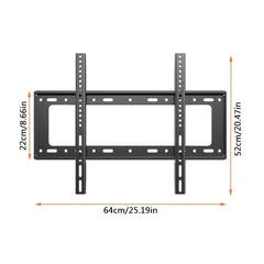 BEISHI Universal TV Bracket Low Profile TV Wall Mount Fixed for Most 40"-85" Flat/Curved TVs with Max VESA 600X500mm Up to 70kg