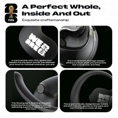 FIFA-F26E02 AI Translator Earbuds 138 Languages Real Time Two Way Translation Bluetooth 6.0 TWS Wireless Earbuds ENC Noise Cancelling 45H Battery 28ms Low Latency Gaming Headphones for Travel Business