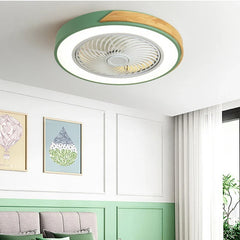 Nordic Wood Ceiling Fan Light Smart Ceiling Fans With Light For Living Room Dining Room Reversible 6 Speeds 50CM Fans Light