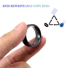 NFC Waterproof Smart Chip Ring 13.56MHZ Key RFID CUID Replaceable Tag 1K S50 Cloning Token Iso1443a Gen2 Key