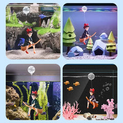 Fish Tank Cartoon Magic Jewelry Suspended Aquarium Decoration Cake Decoration Fish Tank Accessories Fish Farming Supplies