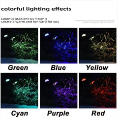 1Pcs Solar Powered 7LED Lamp Adjustable Solar Spotlight In-Ground IP65 Waterproof Landscape Wall Light Outdoor Lighting