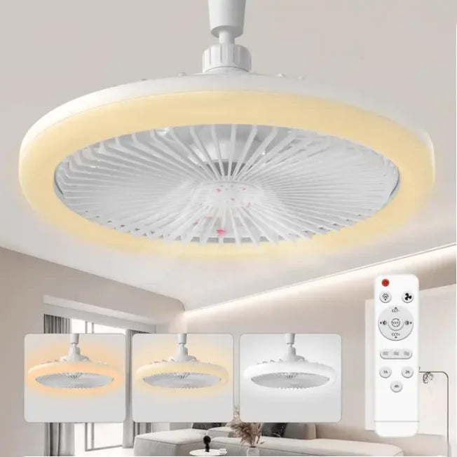 Modern ceiling fan with light LED Fan Light E27 Screw Fan Light Remote Control Light Fan Ceiling Room decoration AC85-260V