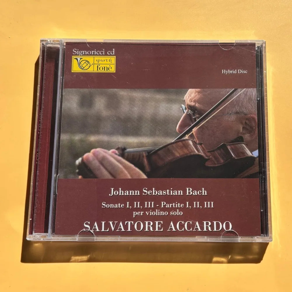 Accardo Bach Sonatas and Partitas for Solo Violin 2CD Audiophile Classical Violin Masterpiece Brand New Sealed In Stock