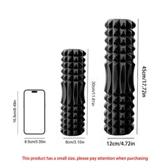 Foam Massage Roller – Hollow Column Fitness Roller for Muscle Relief, Physiotherapy & Sports Recovery (30cm & 45cm)