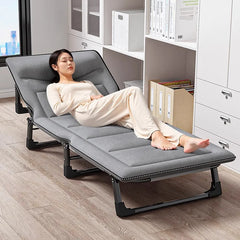Single folding bed office lunch break artifact sleeping back chair can be placed flat hospital escort bed outdoor camp bed