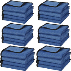 Heavy Duty Quilted Moving Blankets, 80’’x 72’’ Furniture Shipping Moving Pads, Padded Moving Blankets, Moving Supplies, 24 Pack