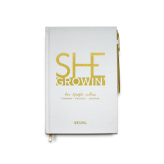 SheGrowin'™️ Planner. Tracker. Journal: Hair & Self Growth Undated Planner