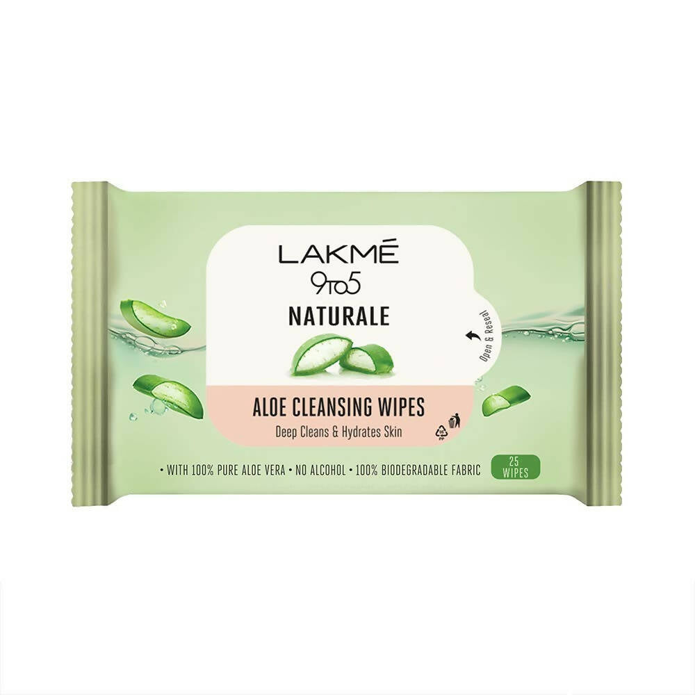 Lingettes nettoyantes à l’aloe vera naturel Lakme 9to5