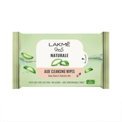 Lingettes nettoyantes à l’aloe vera naturel Lakme 9to5