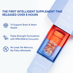 Capsules d'oméga 3 vierge Wellbeing Nutrition Slow | 