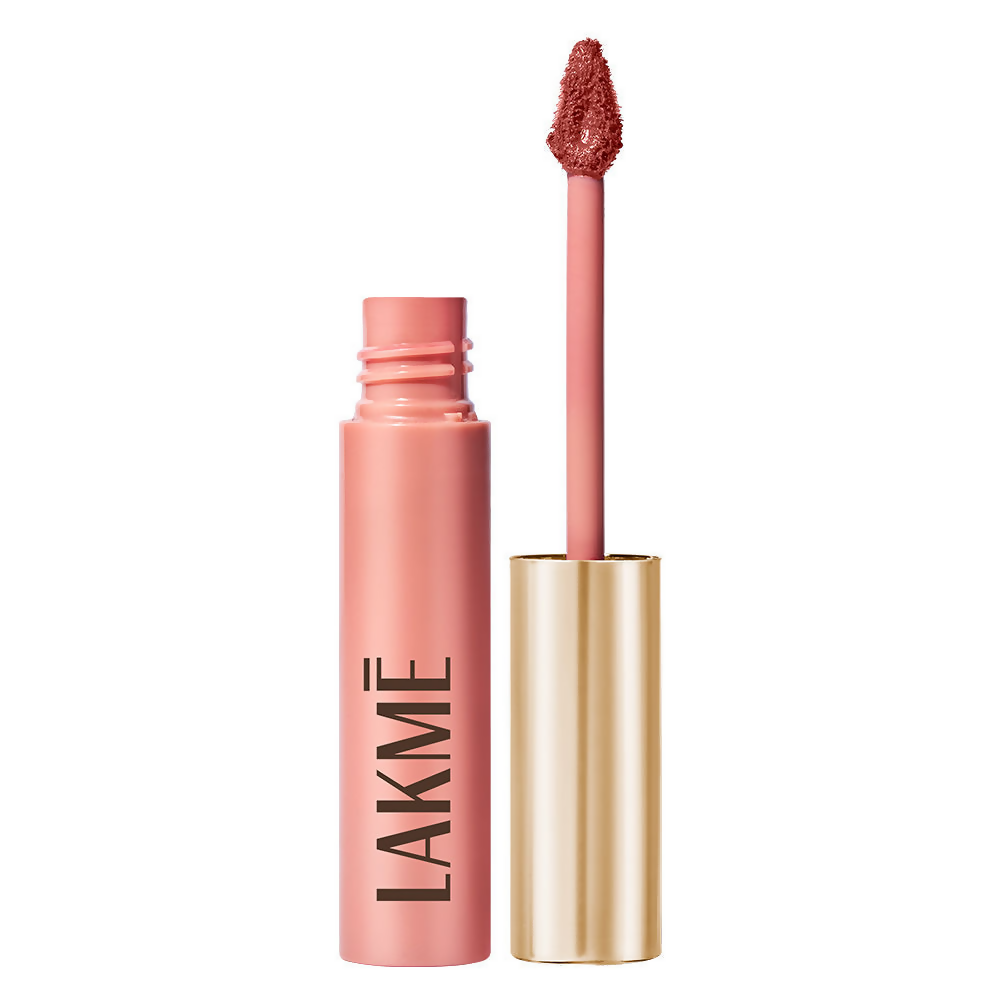 Barra de labios mate en mousse Lakme Double Duty para labios y mejillas - Burgundy Lush
