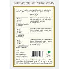 Rituel de soins quotidien du visage Kama Ayurveda pour femmes