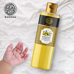 Huile d’olive vierge extra pure pour bébé, pressée à froid, Budda Natural