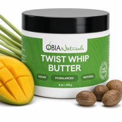 Manteca batida para twists — Manteca definidora de rizos para peinados twist-out