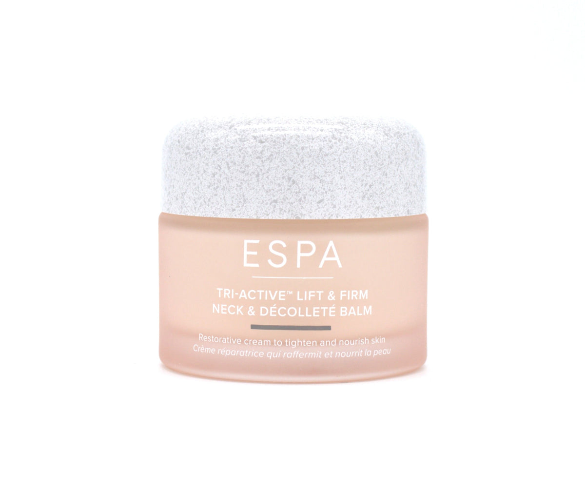 Baume raffermissant pour le cou et le décolleté Tri-Active Lift & Firm ESPA 1.8oz - Boîte manquante