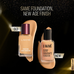 Lakme Forever Matte Foundation For Superior Coverage - Resist Shell