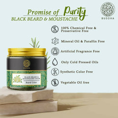 Coloration noire pour barbe et moustache Buddha Natural